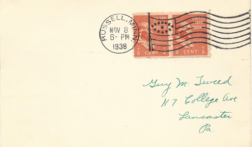 1938-11 Franklin pair Russell MN-F