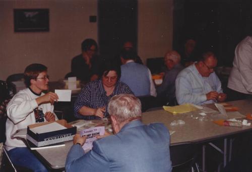 Starting Back Row, from L->R: Mike Shirley, Gil Slotter, W. Moreau, Mark King, Ben Heller, Lori Hostler, Donna Devine, Jack Deaner, and Al Wheeler.