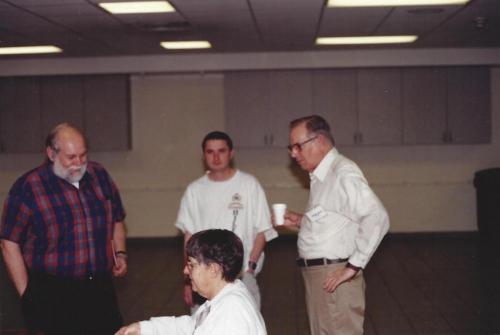 From L->R: Dick Colberg, Pete Billis, Bill Greiner, and Lucy Eyster.