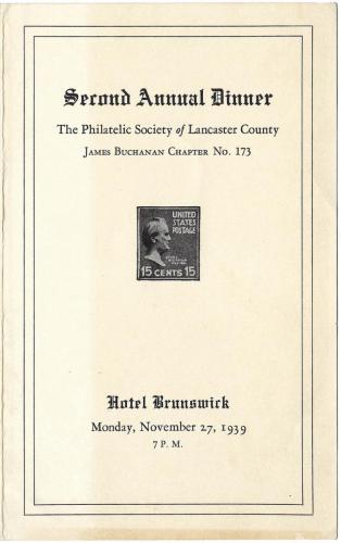 1939 PSLC 2nd Annual Dinner-1
